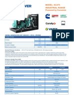 SC475 Cummins Generator