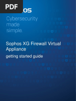 Sophos XG Firewall Virtual Appliance: Getting Started Guide