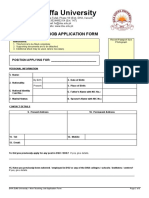 DHA Suffa University: Non-Teaching Job Application Form