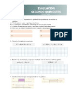 Evaluación Segundo Quimestre