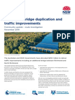 Richmond Bridge Duplication and Traffic Improvements: Community Update - Route Investigation November 2019