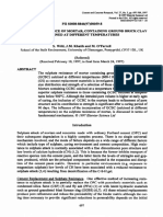 Sulphate Resistance of Mortar Containing