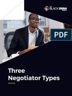 3 Types of Negotiators