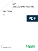 Momentum: Communications Adapter For PROFIBUS DP User Manual