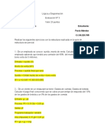 Lógica y Diagramación Evaluación 3