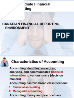 Intermediate Financial Accounting: Canadian Financial Reporting Environment