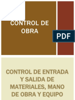 Control de Obra