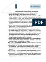 Requisitos para Evaluaciones Médica, Clinica y Toxicologica 05052016