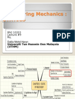 Engineering Mechanics: Statics: BNJ 10203 Lecture #9 By, Dalila Mohd Harun