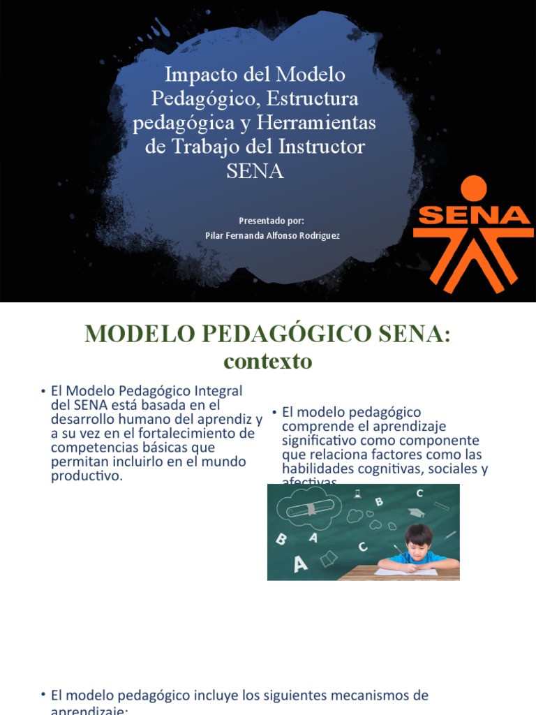 Impacto del Modelo Pedagógico SENA | PDF | Evaluación | Pedagogía