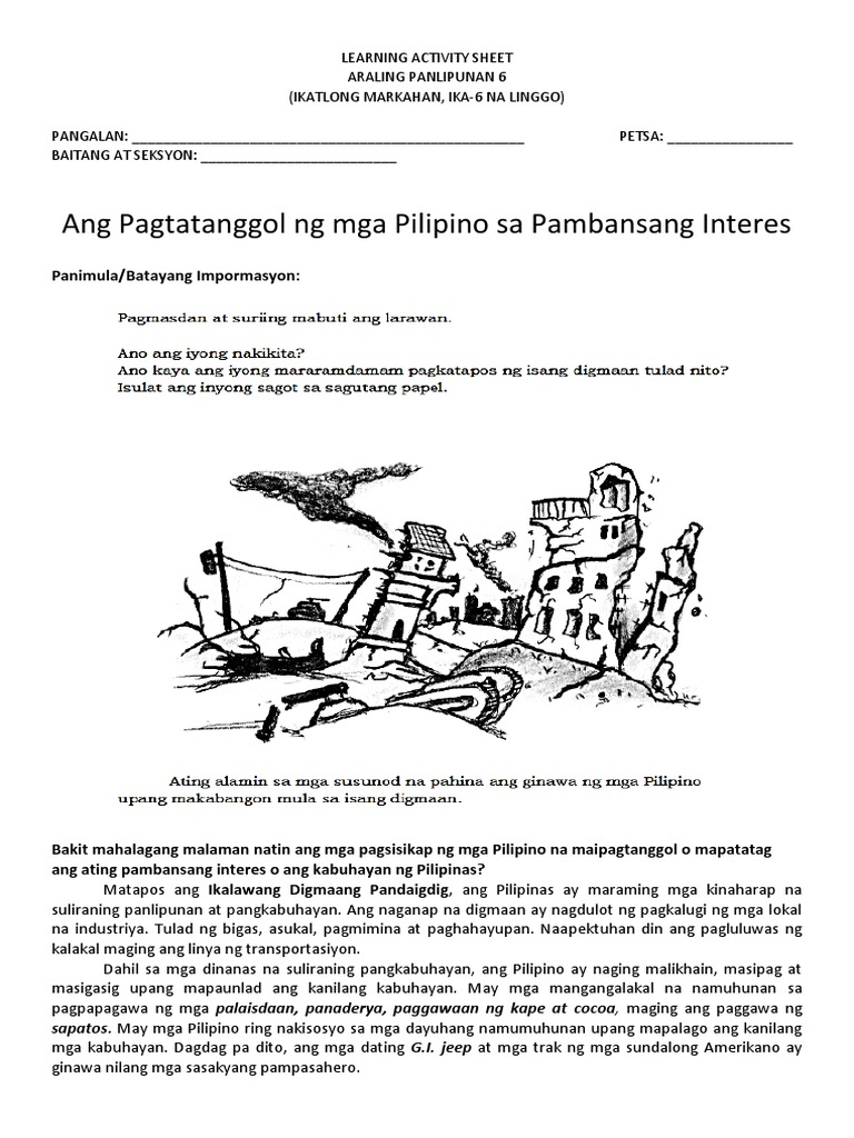 Las Ap 6 Module 6 To Print | PDF