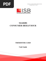 MAR201 Consumer Behavior - UEH-ISB - Unit Guide - Thu Nguyen