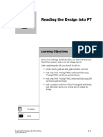 Reading The Design Into PT: Learning Objectives