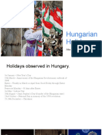 Hungarian Holidays: Traditions and Celebrations