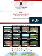 Tema 5. Clasificación Taxonómica de Suelos-Órdenes de Suelos
