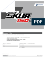 Manual de Usario Skua150 Silver Edition
