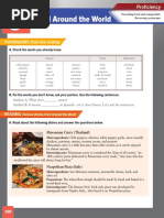 VOCABULARY: Food and Cooking: A. Check The Words You Already Know