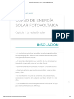 Insolación - ARSOLAR - Cursos Online de Energía Solar