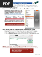 Configuring/Updating A Floating License: Step 1 (Server) : Check If Scia License Server (Flexnet) Is Installed