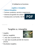 Productos tangibles e intangibles-turismo