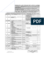 Board of Intermediate & Secondary Education, Lahore: Intermediate Part-Ii Special (Covid-19) Examination 2020