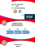 COVID-19 Vaccination Registration in 3 Simple Steps