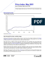 New Housing Price Index, May 2021: Released at 8:30 A.M. Eastern Time in The Daily, Friday, June 18, 2021