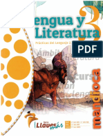 Manual Lengua y Literatura 3- Serie Llaves Más - Con Guia Docente - Editorial Mandioca