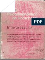 Libro Pasalacqua Alicia M y Otros El Psicodiagnostico de Rorschach Interpretacion