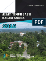 Distrik Aifat Timur Jauh Dalam Angka 2016