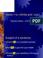 Verbs + To - Infinite and - Ing-Ok