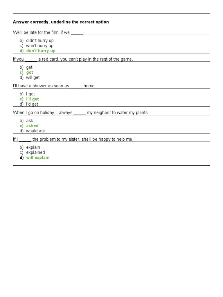 English Grammar Exercise Guide | PDF