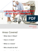 Comprehensive Assessment of The Frail Older Patient