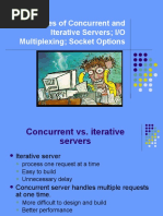 Design Issues of Concurrent and Iterative Servers I/O Multiplexing Socket Options