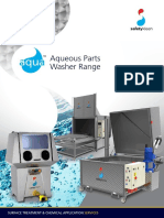 Aqueous Parts Washing Range Brochure