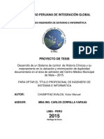 Universidad Peruana de Integración Global: Facultad de Ingeniería de Sistemas E Informática