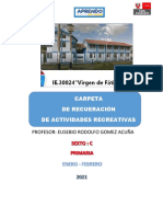 Carpeta Recuperacion Educacion Fisica