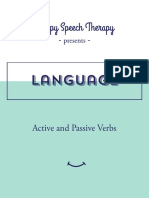 Active and Passive Verbs