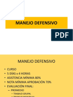 Clase 1 Manejo Defensivo II