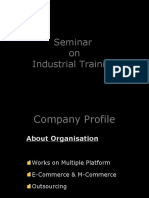 Seminar On Industrial Training