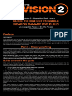 The Division 2 - Guide To Highest Possible Weapon Damage PvE Build