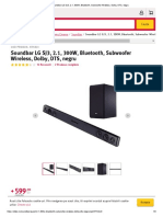 Soundbar LG SJ3, 2.1, 300W, Bluetooth, Subwoofer Wirele