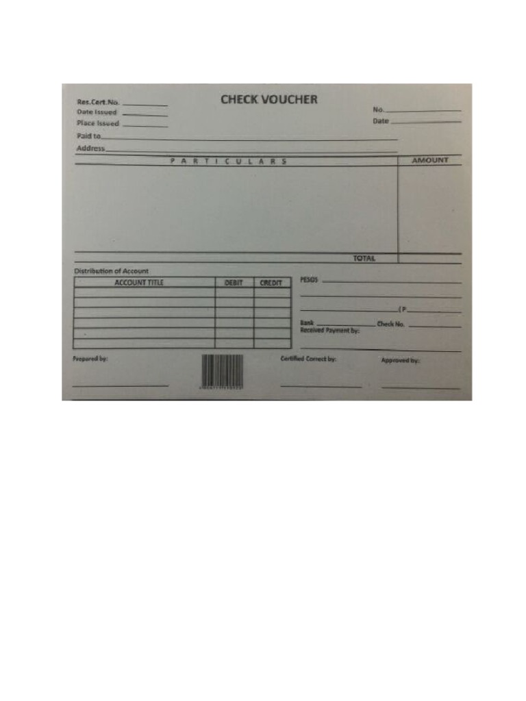 Check Voucher | PDF