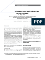 Inteligencia Emocional Aplicada en Las Organizaciones