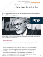 Revista Ñ - Primo Levi y La Pregunta Sobre Los Alemanes