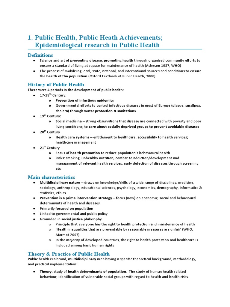 Public Health Exam Questions 201920 PDF Non Communicable Disease