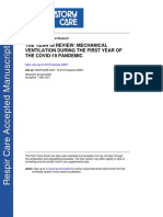 The Year in Review - Mechanical Ventilation During The First Year of The Covid-19 Pandemi