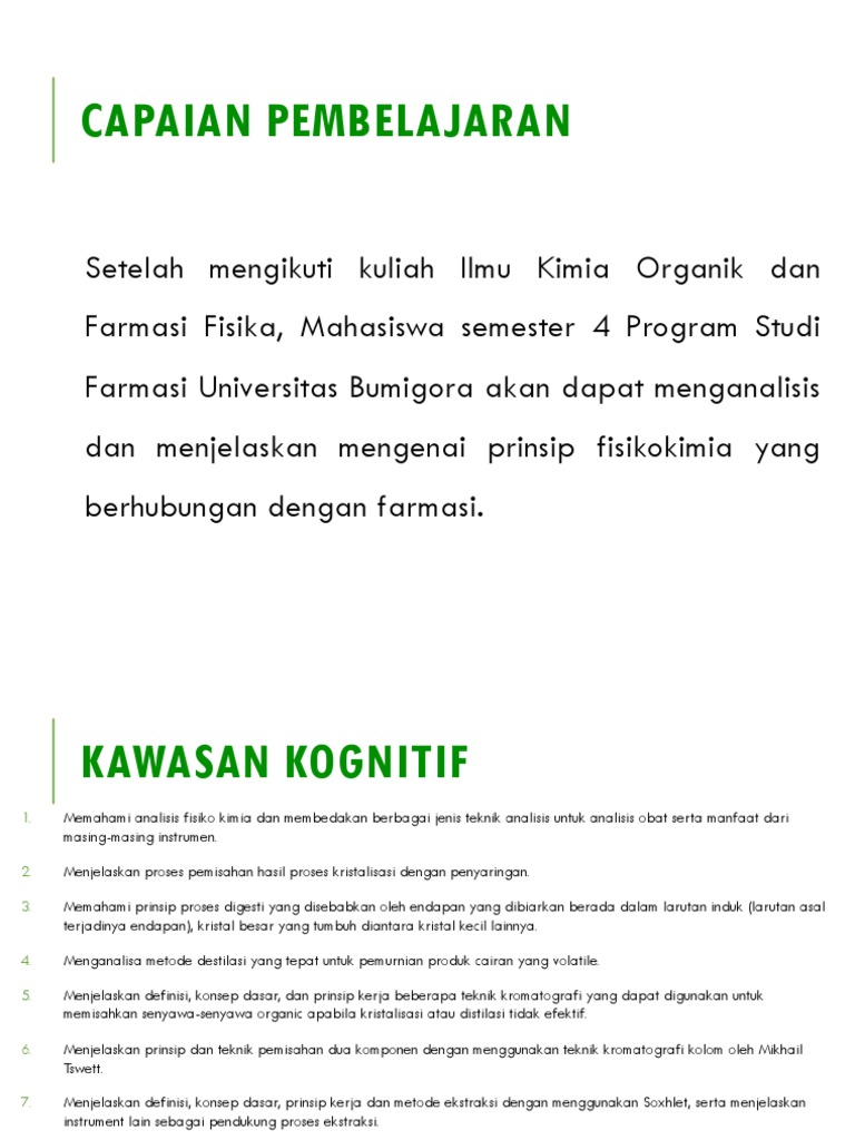 Analisis Fisikokimia dalam Farmasi | PDF