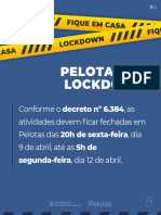 Lockdown em Pelotas