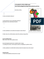 Scramble For Africa Webquest AC 2atd3je